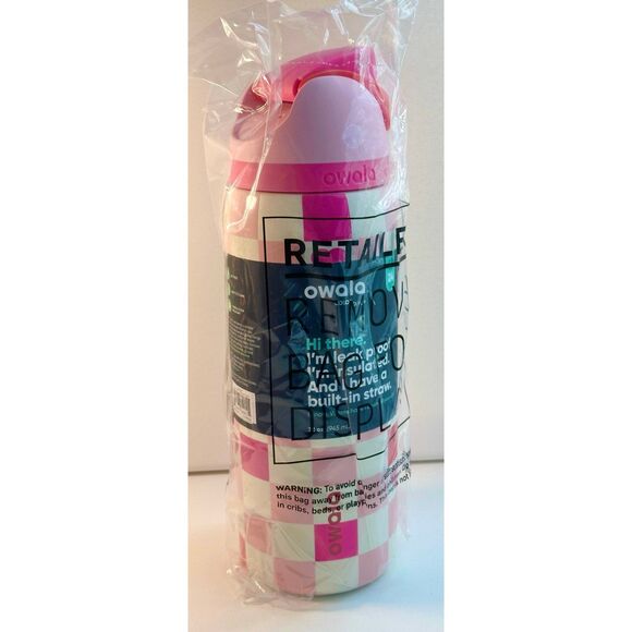 Owala CHECK ME OUT Valentines Day Checker Hearts Freesip 32oz - Picture 3 of 9